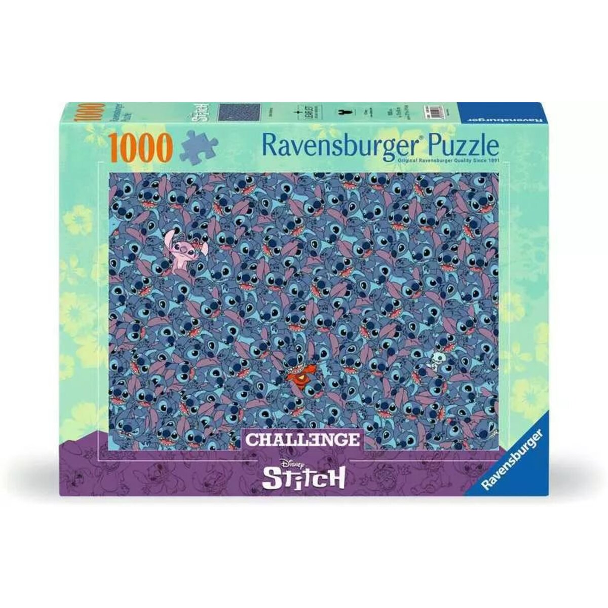 Ravensburger Puzzle - Disney Stitch Challenge, 1000 Teile