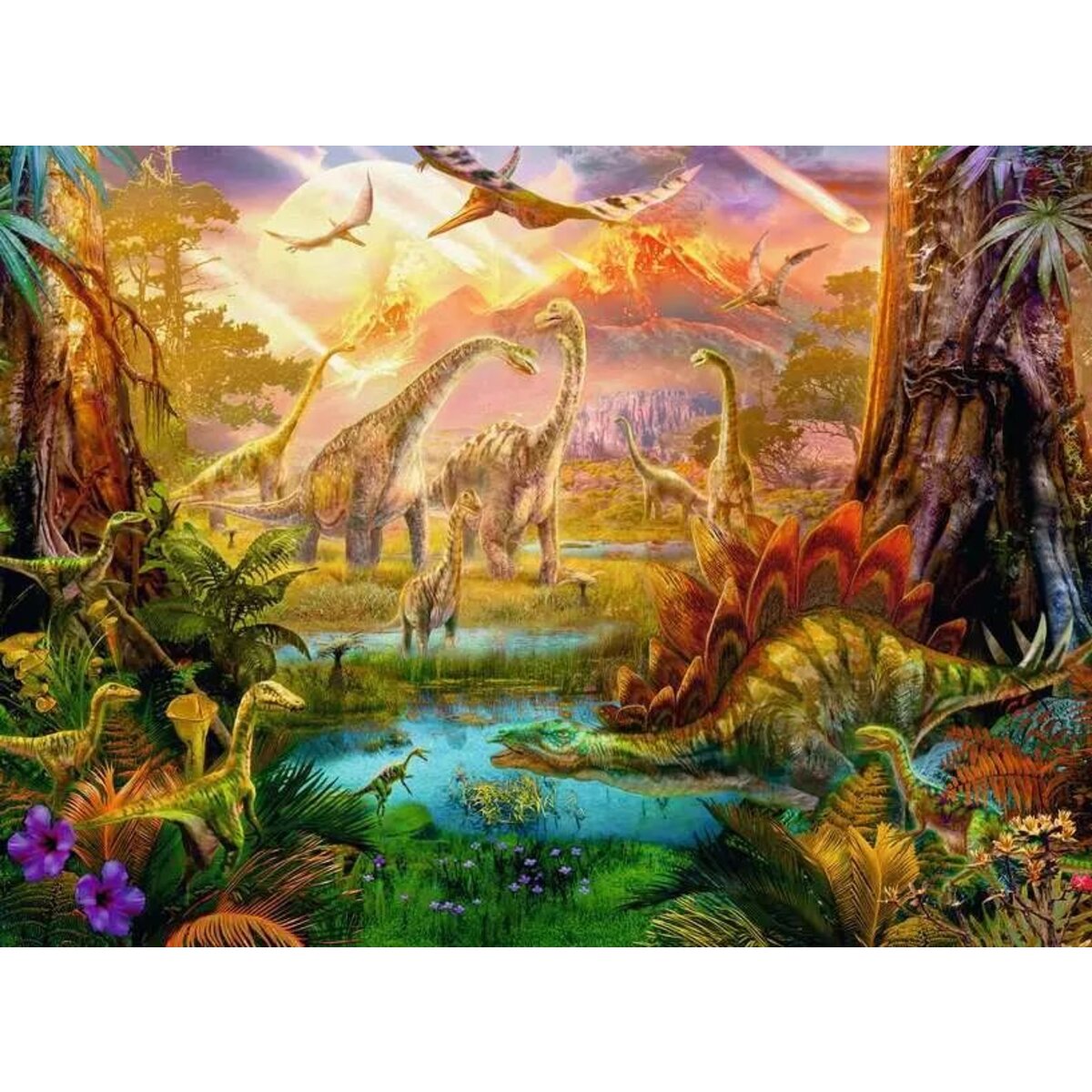 Ravensburger Puzzle - Im Dinoland, 500 Teile