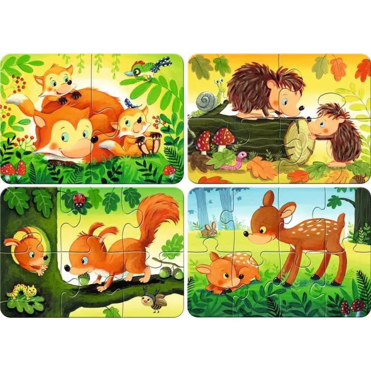 Ravensburger Puzzle - Kleine Tierfamilien