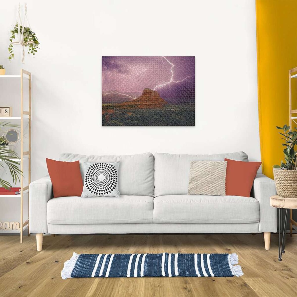 Ravensburger Puzzle - Pinke Gewitterstimmung, 500 Teile