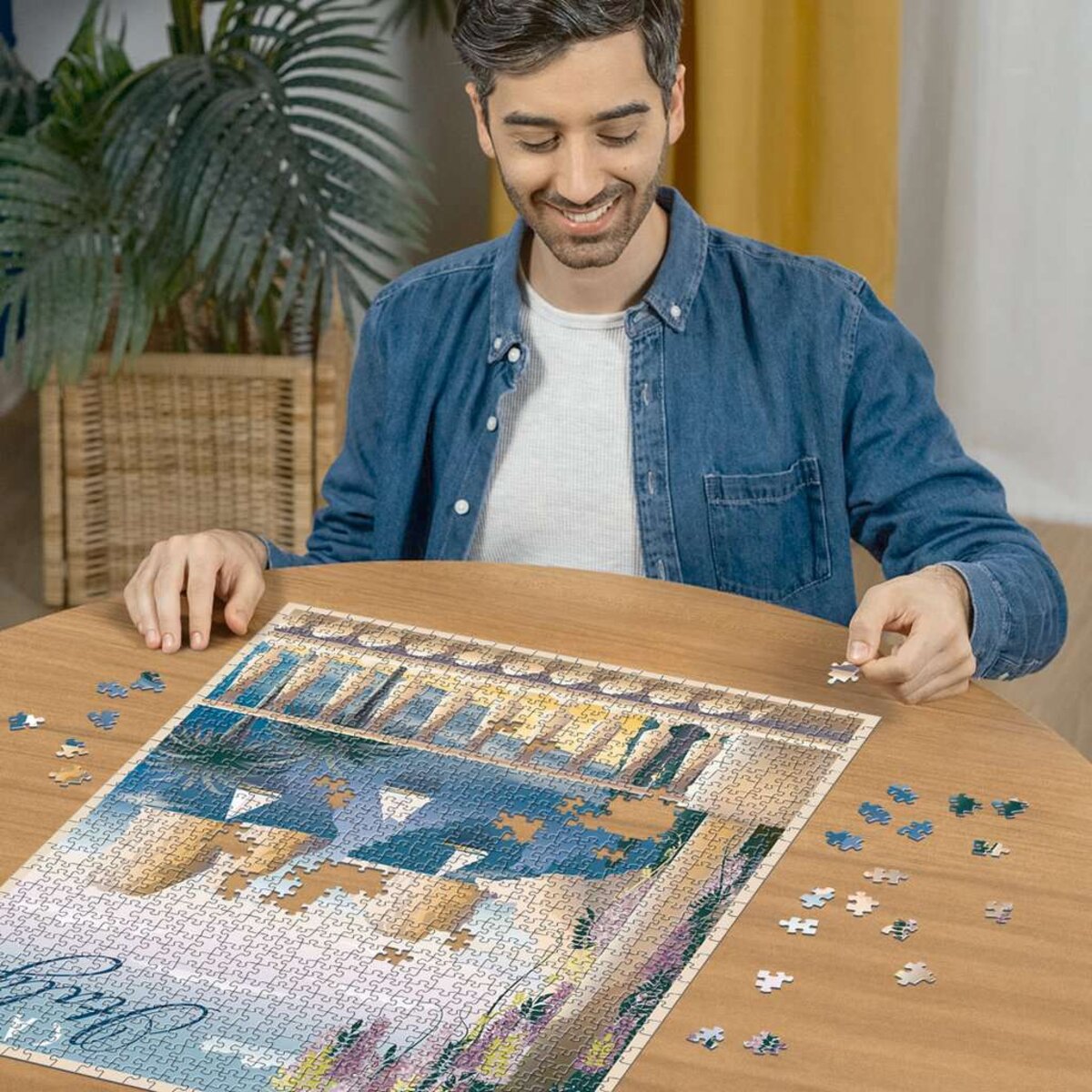 Ravensburger Puzzle - Postkarte aus Capri, 1000 Teile