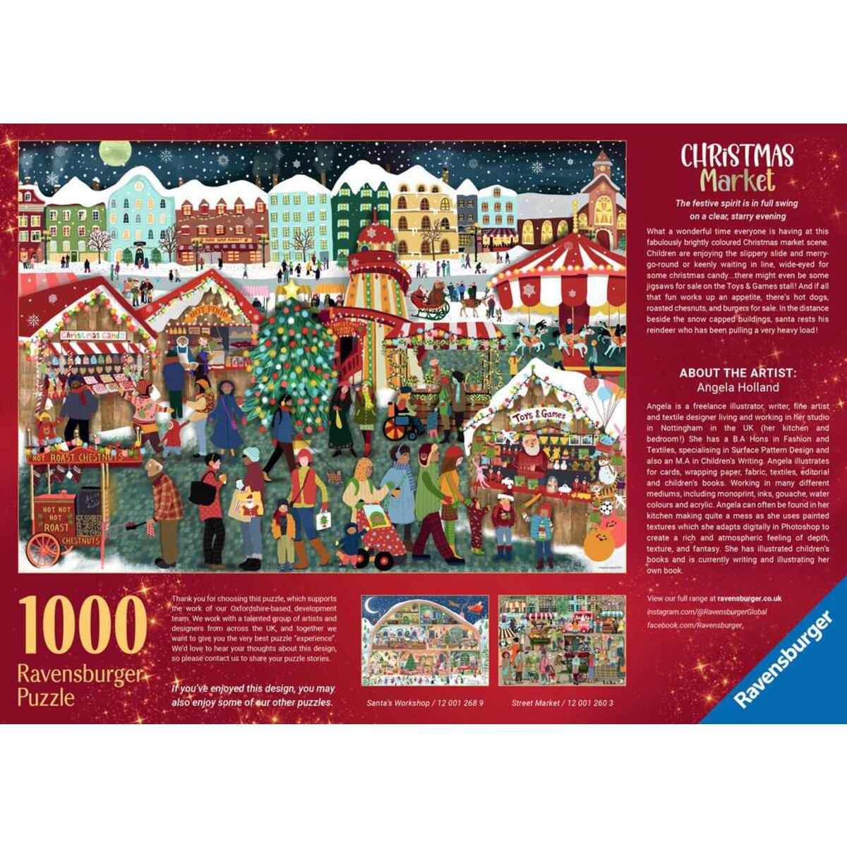 Ravensburger Puzzle - Weihnachtsmarkt, 1500 Teile