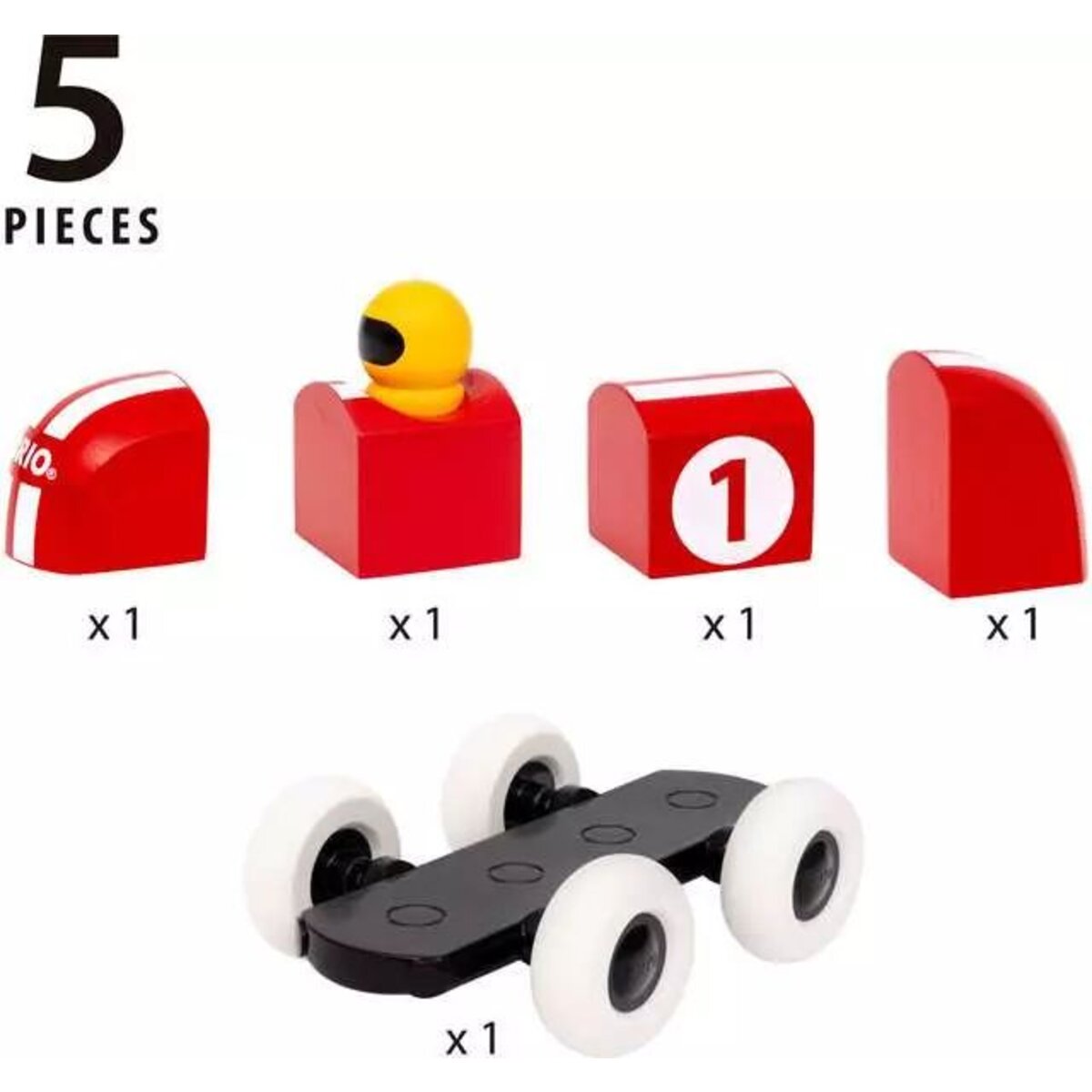 BRIO Rennwagen aus magnetischen Bausteinen