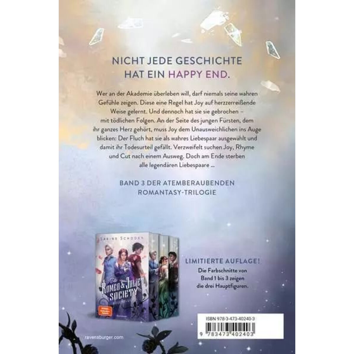 Ravensburger The Romeo & Juliet Society, Band 3: Diamantentod