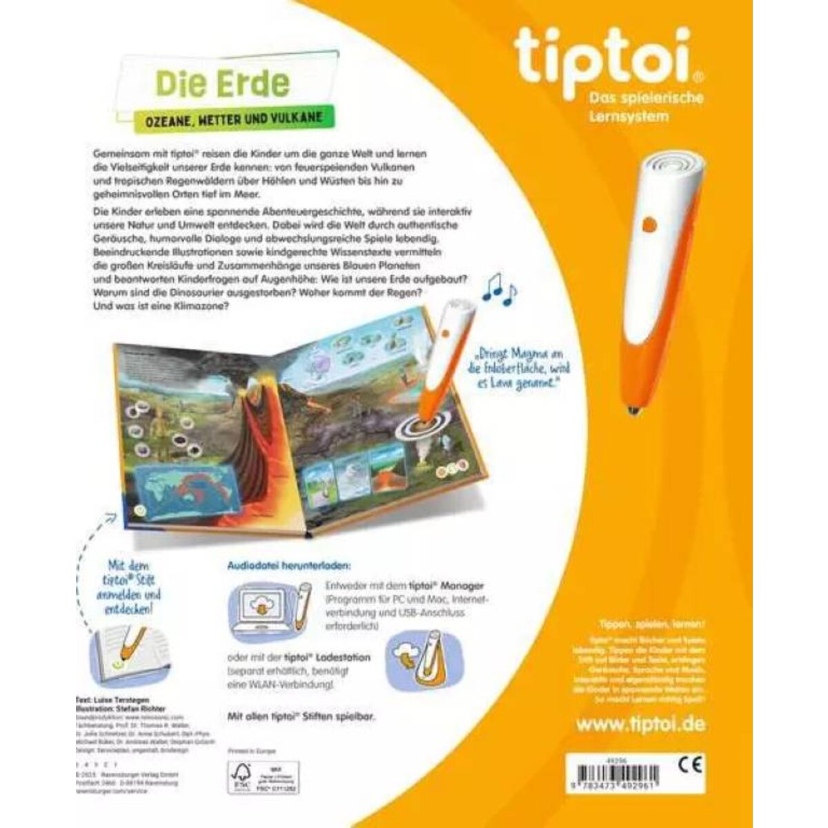 Ravensburger tiptoi® Die Erde: Ozeane Wetter und Vulkane