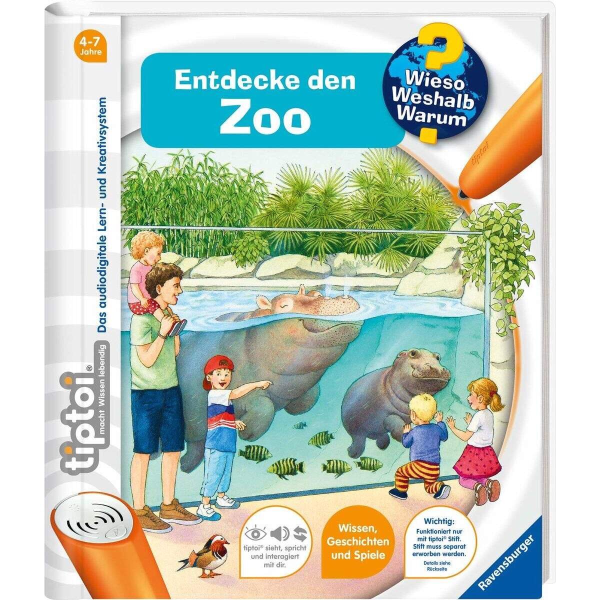 Ravensburger tiptoi® Wieso? Weshalb? Warum? Entdecke den Zoo (Band 20)