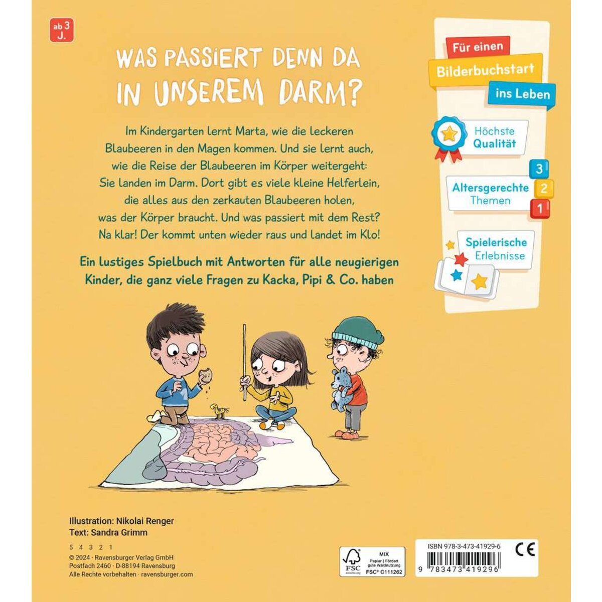 Ravensburger Und was genau ist Kacka? Antworten für neugierige Kinder