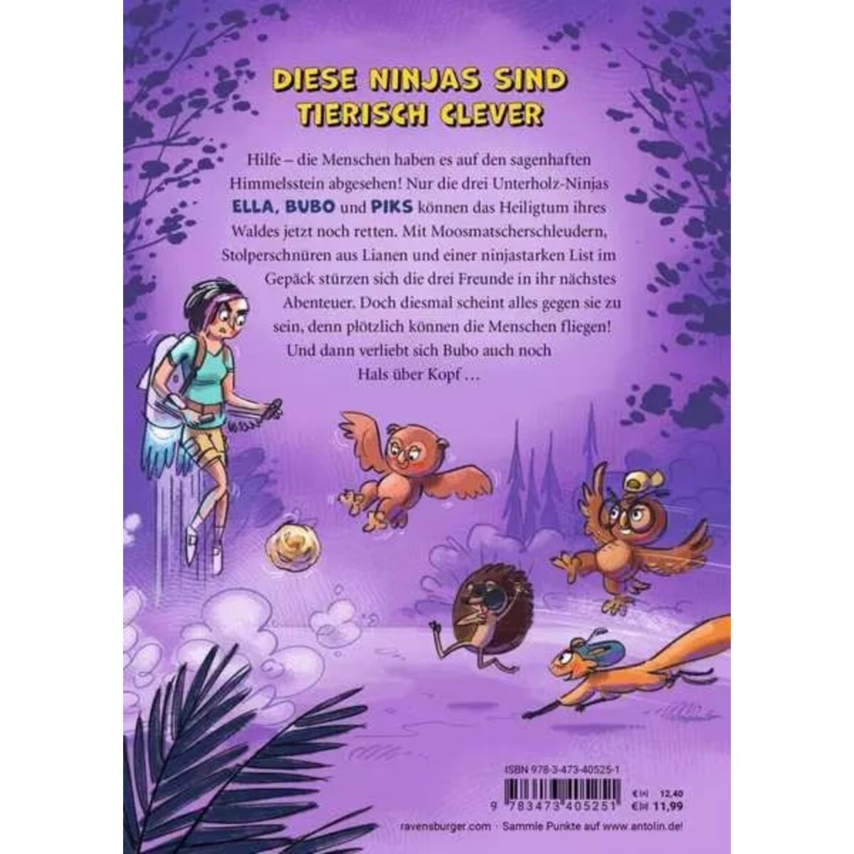 Ravensburger Unterholz-Ninjas, Band 2: Die Hüter des Himmelssteins