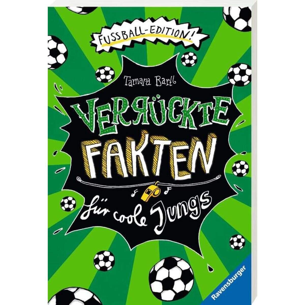 Ravensburger Verrückte Fakten für coole Jungs. Fußball-Edition