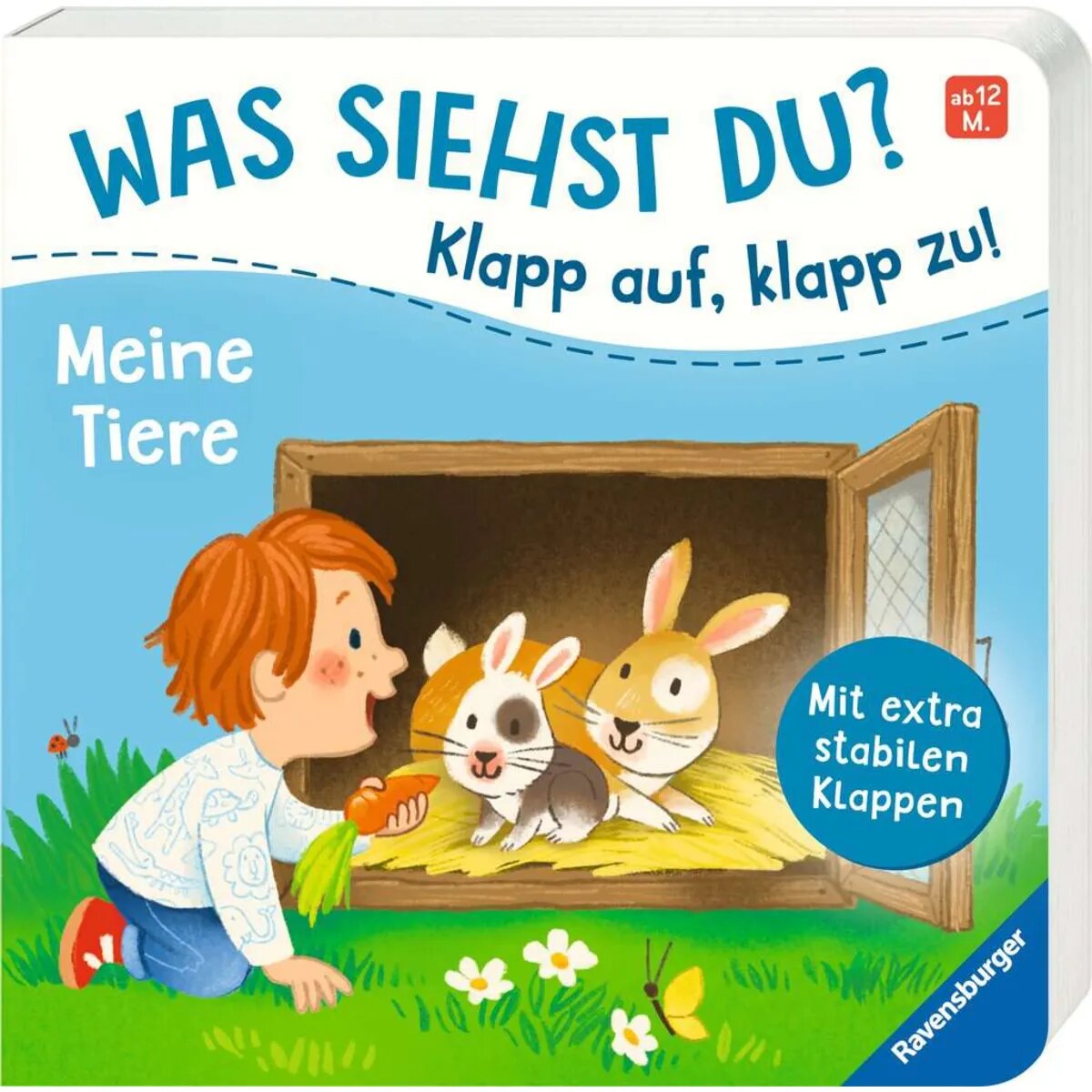 Ravensburger Was siehst du? Klapp auf, klapp zu! Meine Tiere