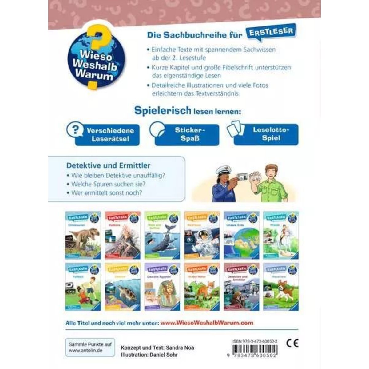 Ravensburger Wieso? Weshalb? Warum? Erstleser, Band 11: Detektive und Ermittler