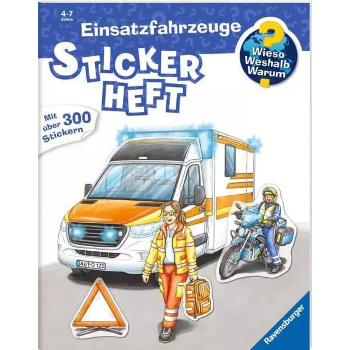 Ravensburger Wieso? Weshalb? Warum? Stickerheft: Einsatzfahrzeuge
