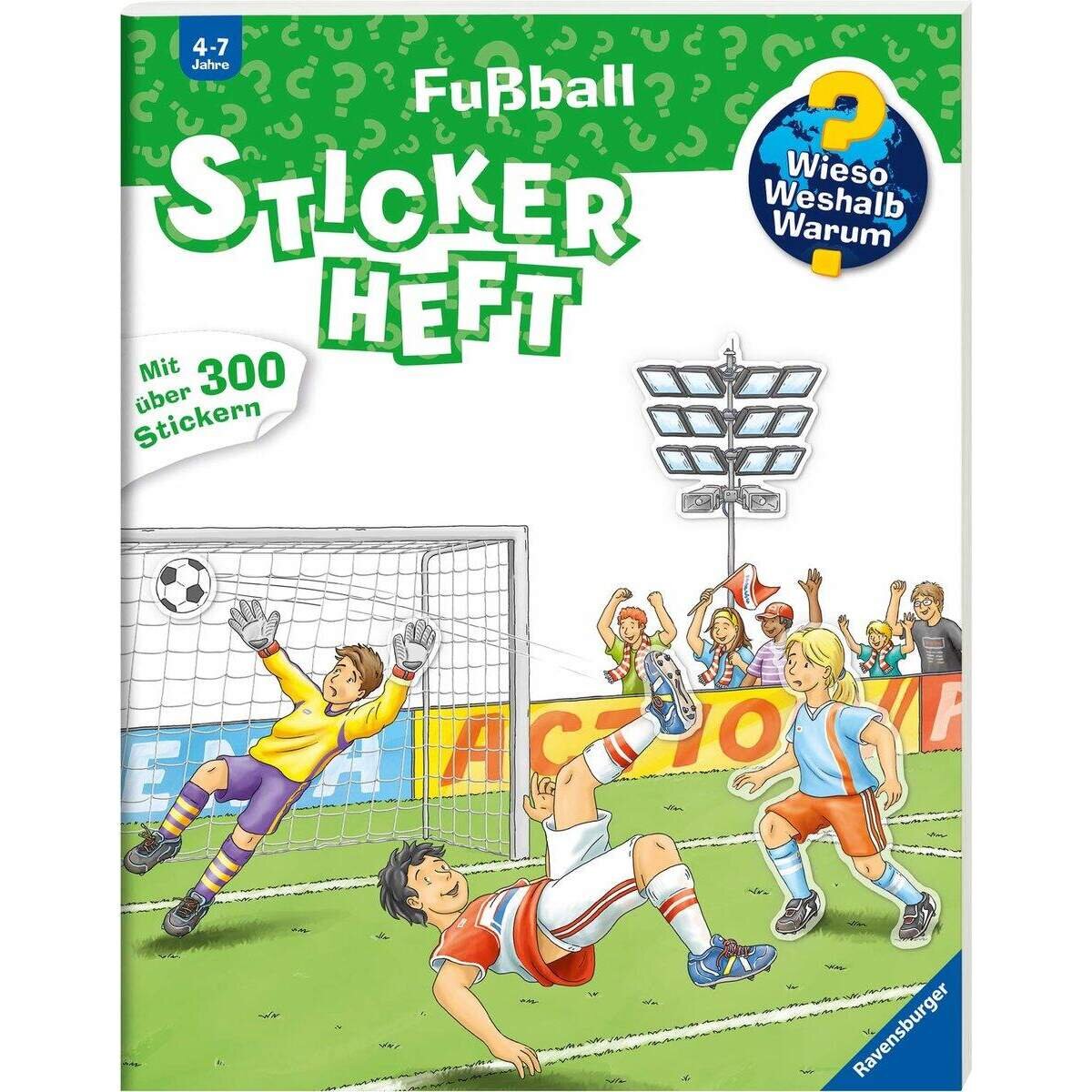 Ravensburger Wieso? Weshalb? Warum? Stickerheft - Fußball