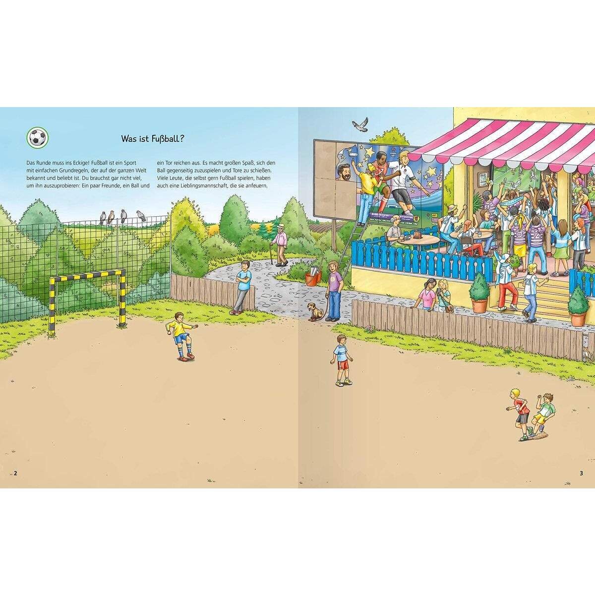 Ravensburger Wieso? Weshalb? Warum? Stickerheft - Fußball