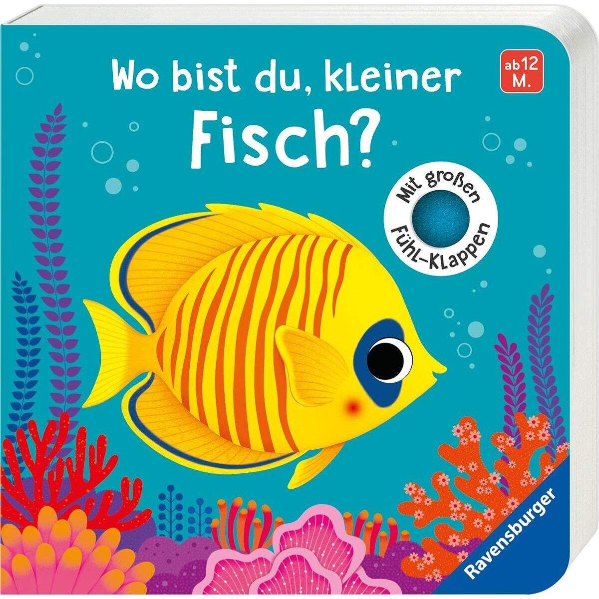 Ravensburger Wo bist du, kleiner Fisch? Mit großen Fühlklappen