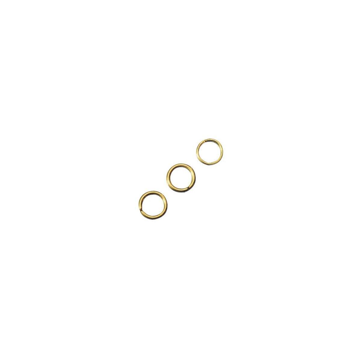 Rayher Ringel gold, 7mm, 25 Stück