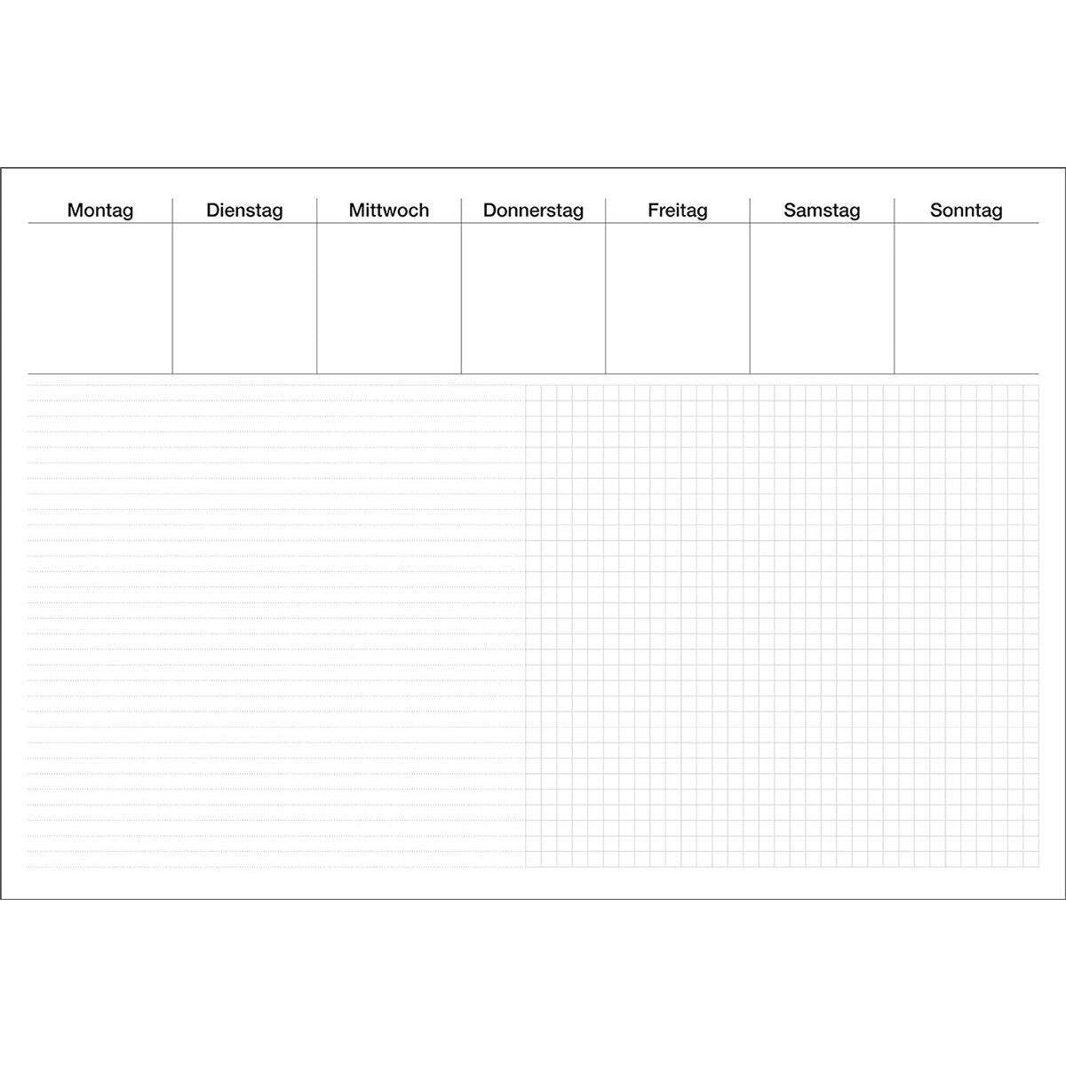 RNK Verlag Verlag Schreibunterlage Office, liniert und kariert