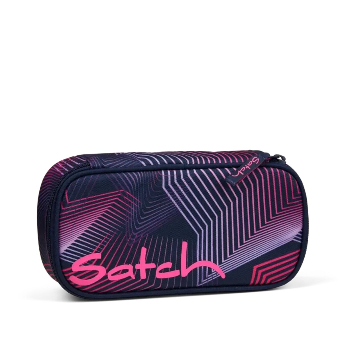Satch Schlamperbox Seismic Green blau rosa 22 x 6 x 10 cm