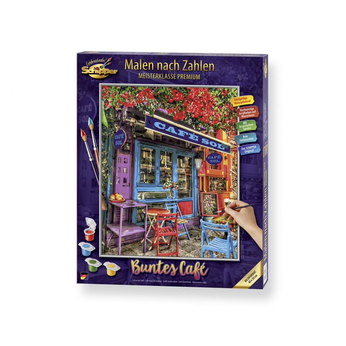Schipper Malen nach Zahlen - Buntes Café