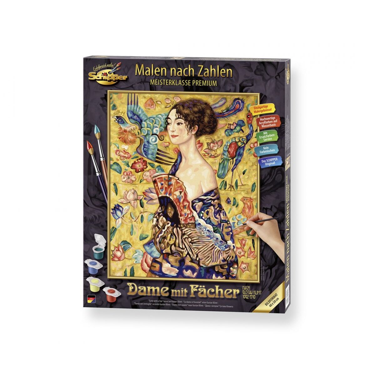 Schipper Malen nach Zahlen - Dame mit Fächer