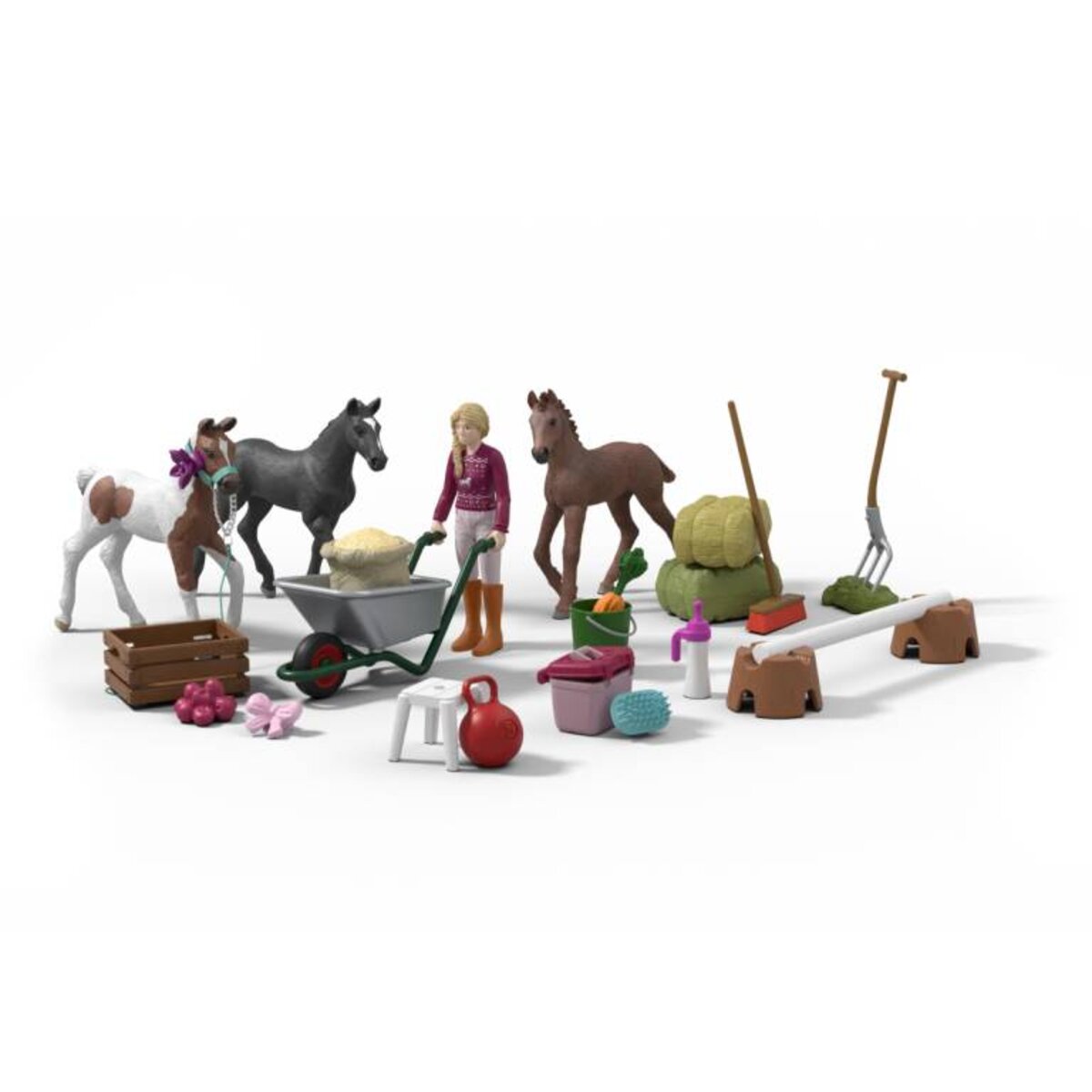 Schleich® 99178 Adventskalender Horse Club 2025 Weihnachtswunder Fohlenaufzucht