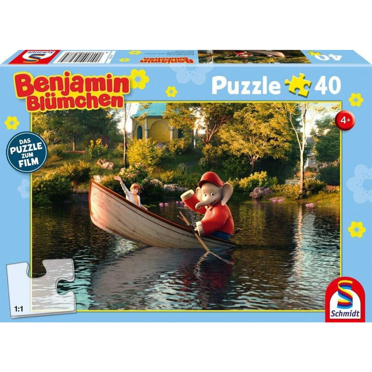 Schmidt Spiele Puzzle - Benjamin Blümchen Puzzle zum Kinofilm, Motiv 3, 40 Teile