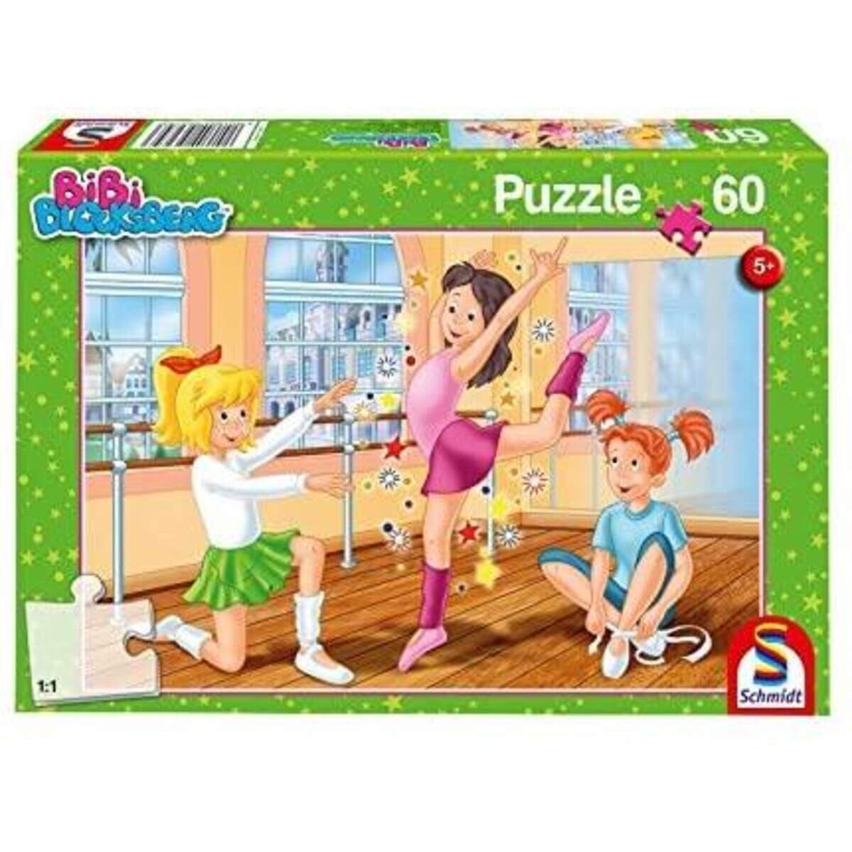 Schmidt Spiele KinderPuzzle - Bibi Blocksberg In der Ballettschule, 60 Teile