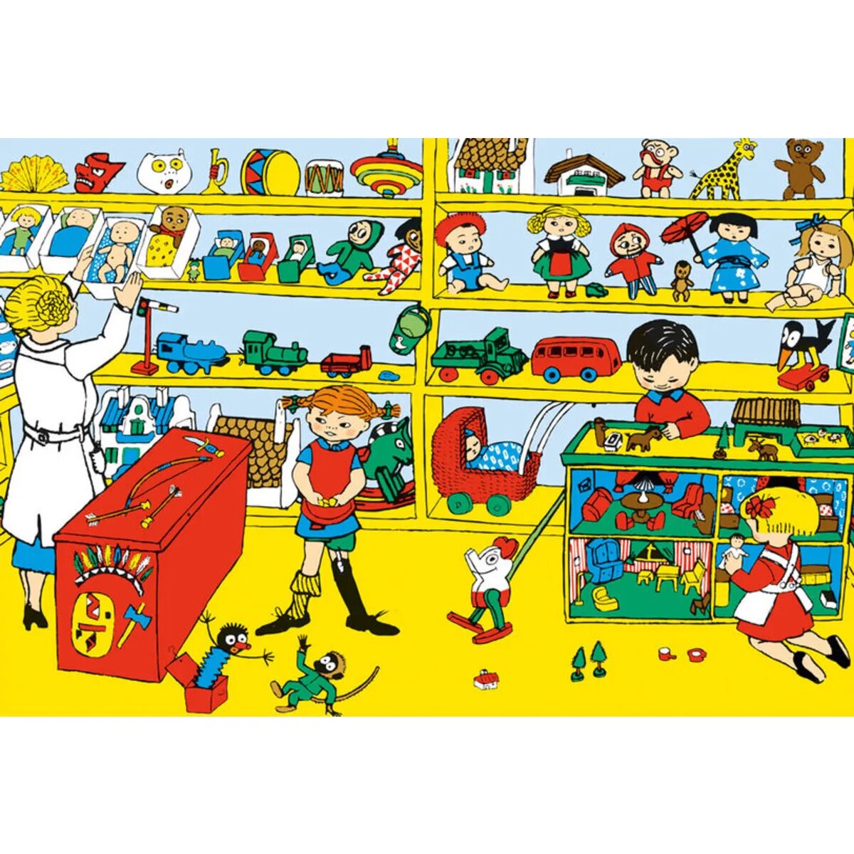 Schmidt Spiele Puzzle - Pippi Langstrumpf: Ich mache mir die Welt, wie sie mir gefällt, 3x48 Teile