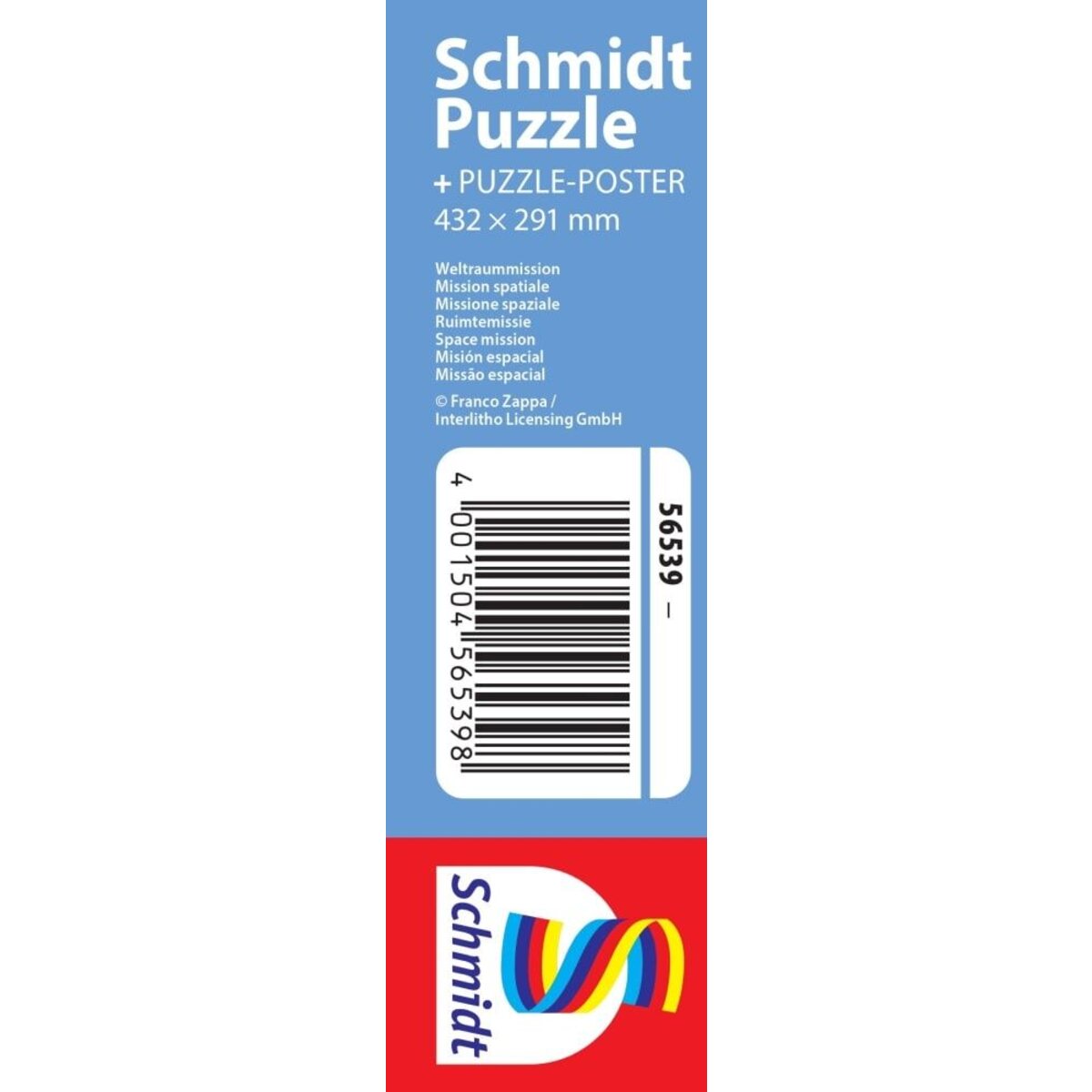 Schmidt Spiele Puzzle - Weltraummission, 200 Teile, Eco-Friendly Gras Kinderpuzzle