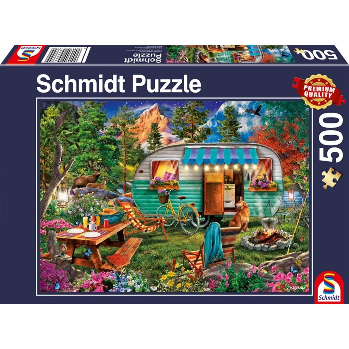 Schmidt Spiele Puzzle - Camper-Romantik, 500 Teile