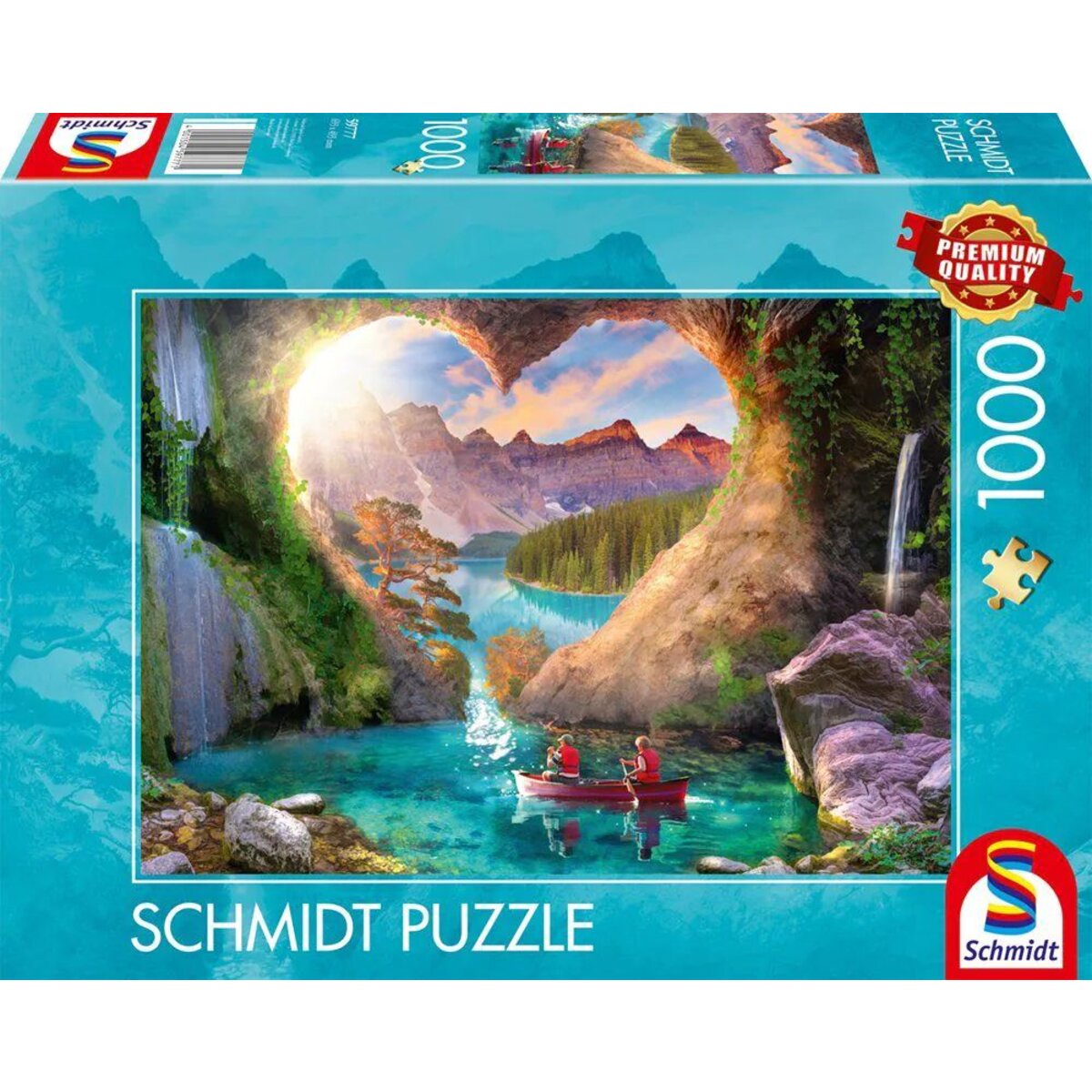 Schmidt Spiele Puzzle - Ausblick mit Herz, 1000 Teile