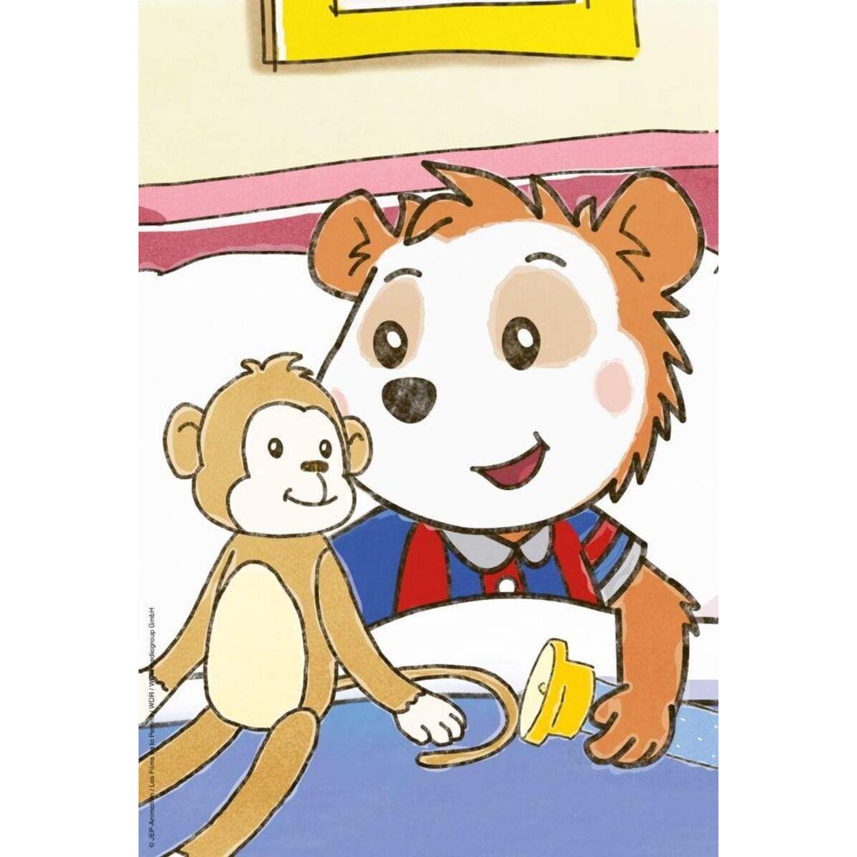 Schmidt Spiele Puzzle - Bobo Siebenschläfer: Freunde und Familie, 3x24 Teile