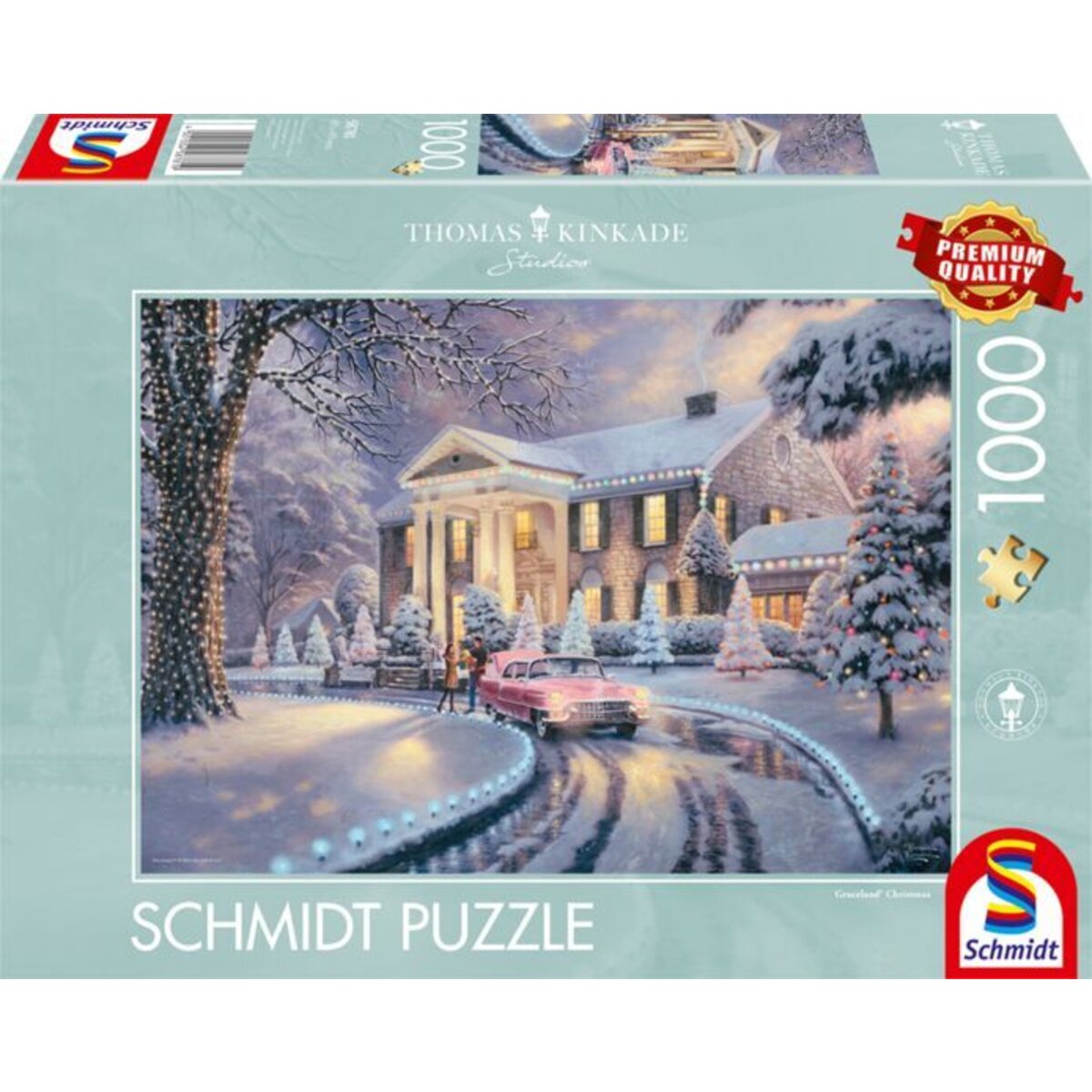 Schmidt Spiele Puzzle - Graceland Christmas, 1000 Teile