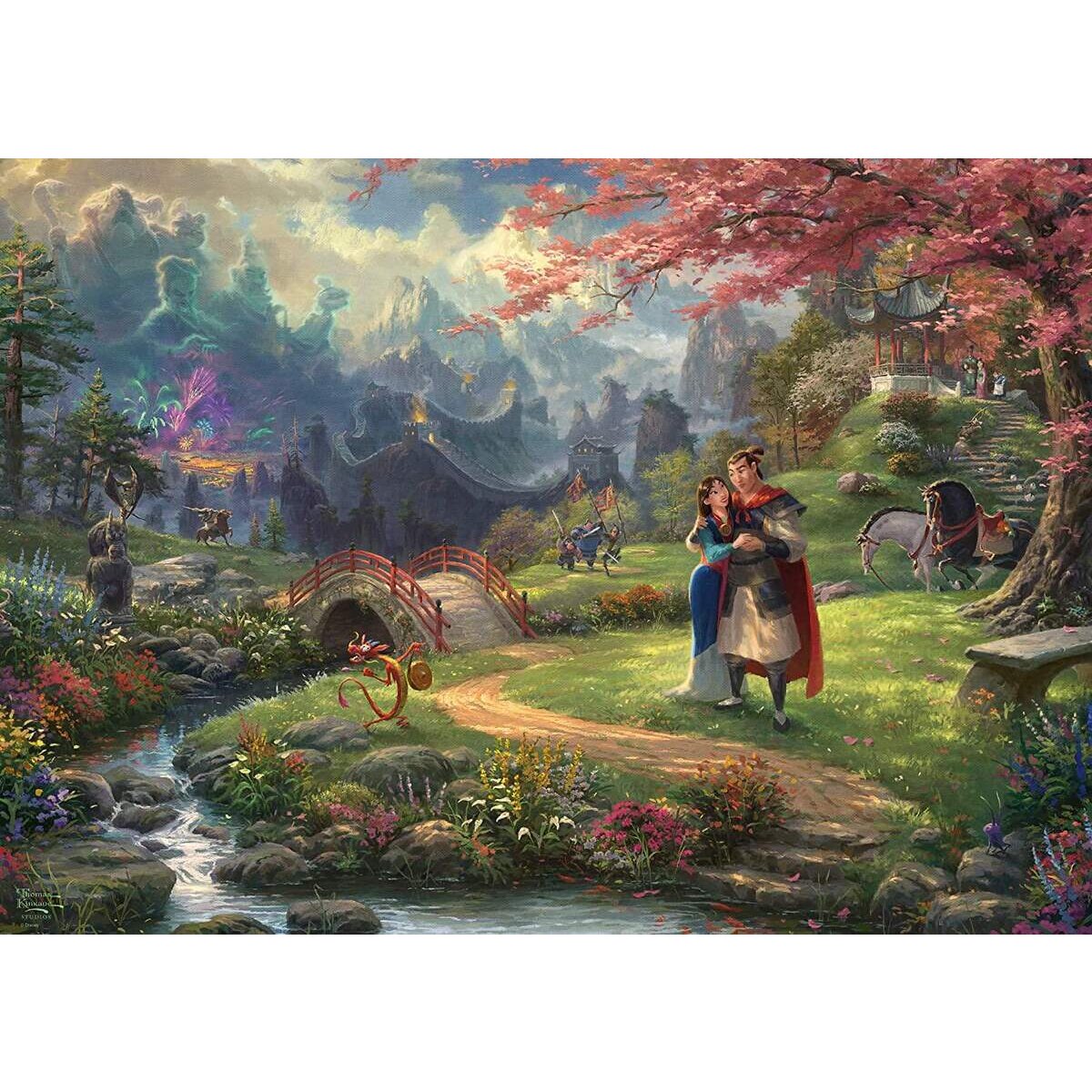 Schmidt Spiele Puzzle - homas Kinkade, Disney, Mulan, 1.000 Teile