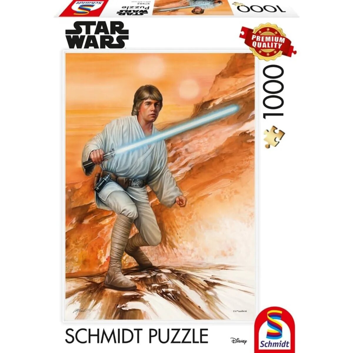 Schmidt Spiele Puzzle - Lucas Film, Monte Moore, Fearless, 1000 Teile