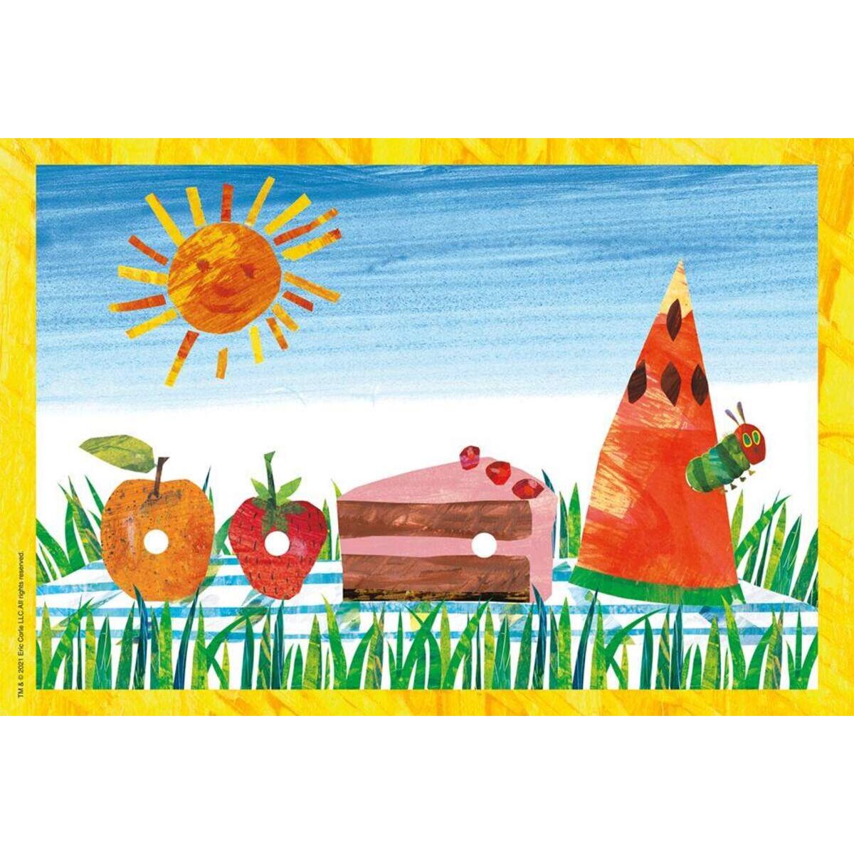 Schmidt Spiele Puzzle - Die Welt der kleinen Raupe Nimmersatt, 3x48 Teile