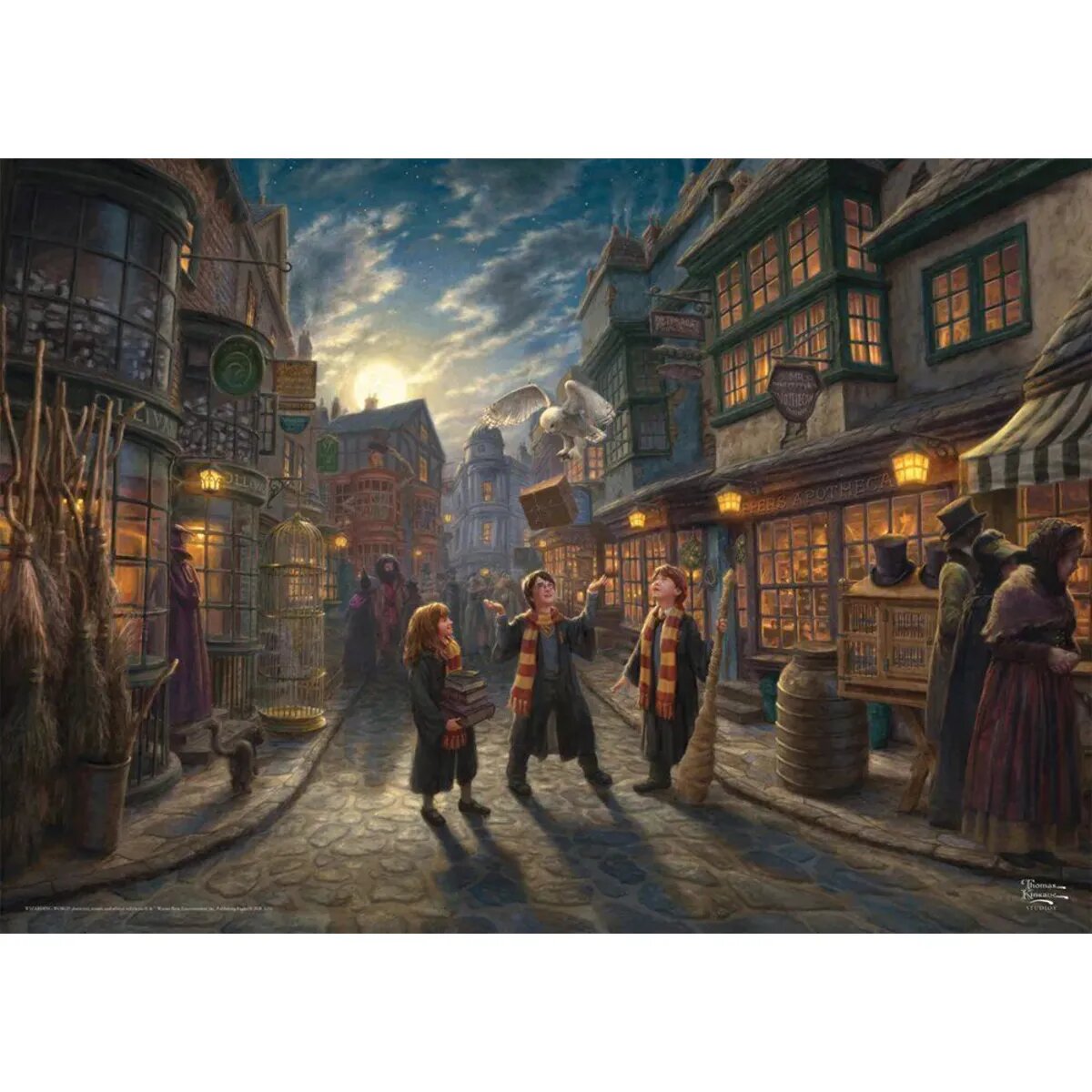 Schmidt Spiele Puzzle - Thomas Kinkade Studios: Harry Potter™ Diagon Alley™, 1000 Teile