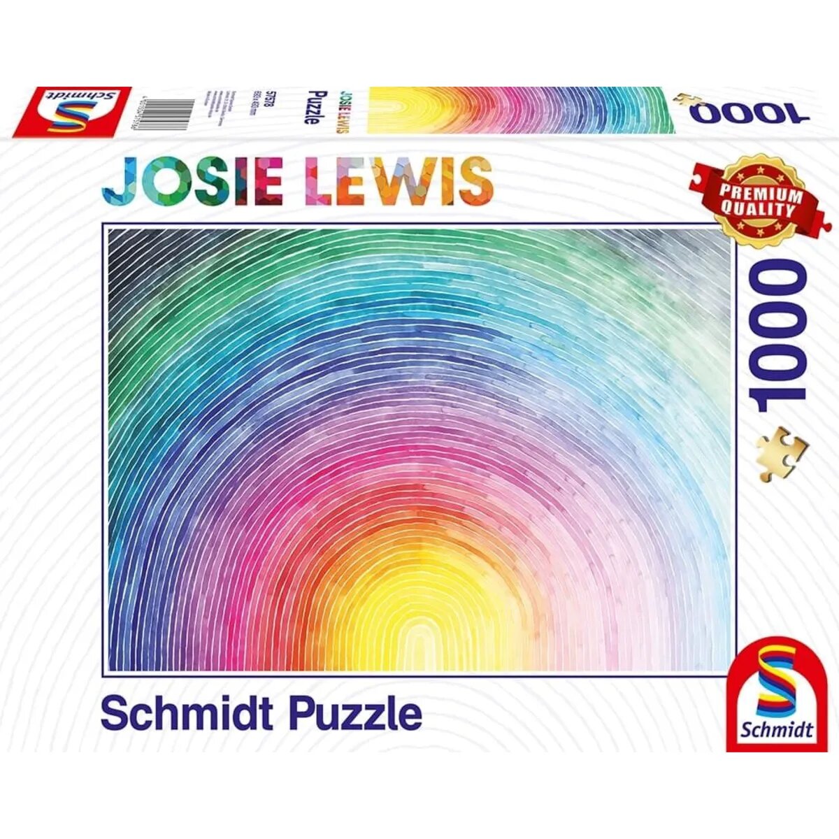Schmidt Spiele Puzzle - Josie Lewis: Aufgehender Regenbogen, 1000 Teile