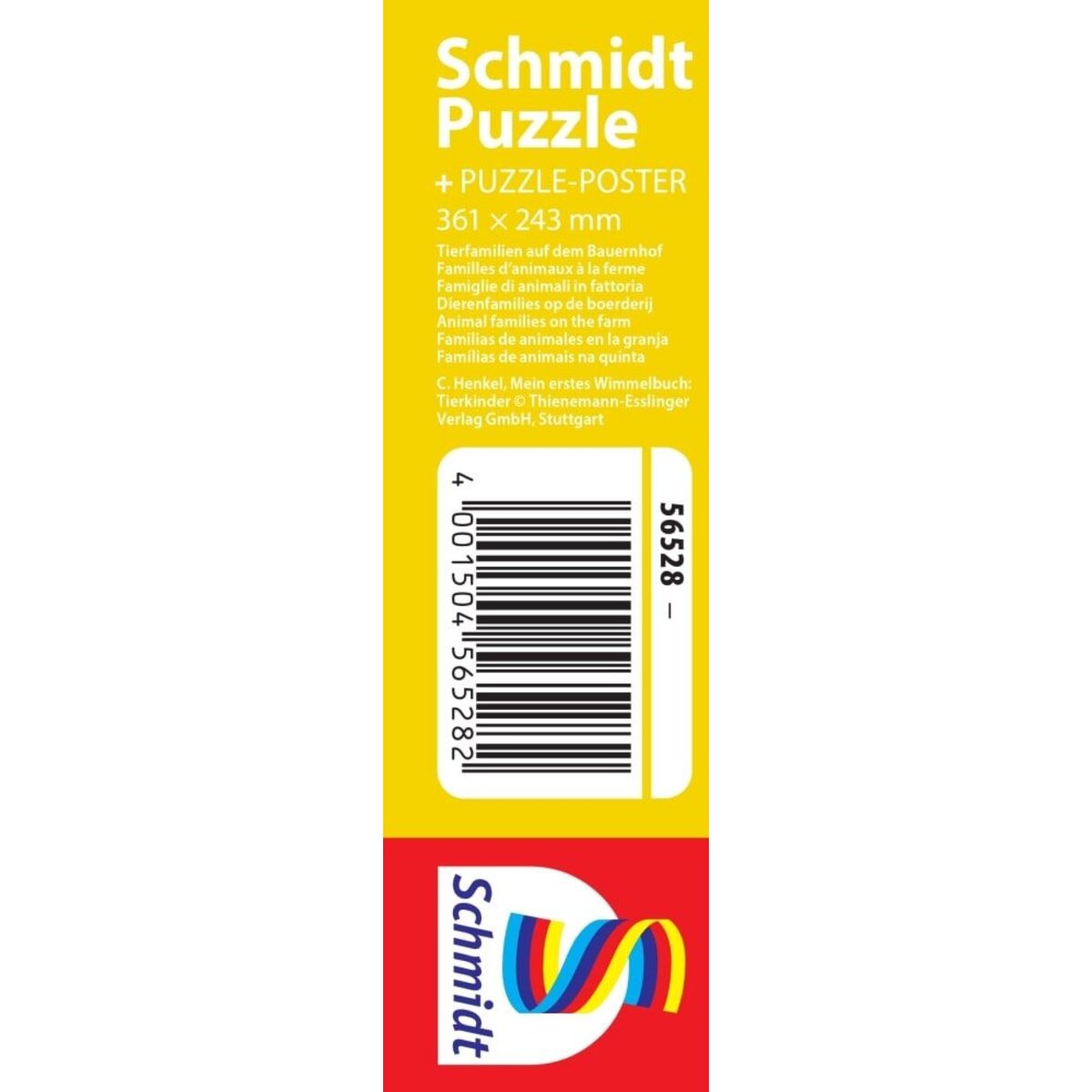 Schmidt Spiele Puzzle - Tierkinder auf dem Bauernhof - NEU