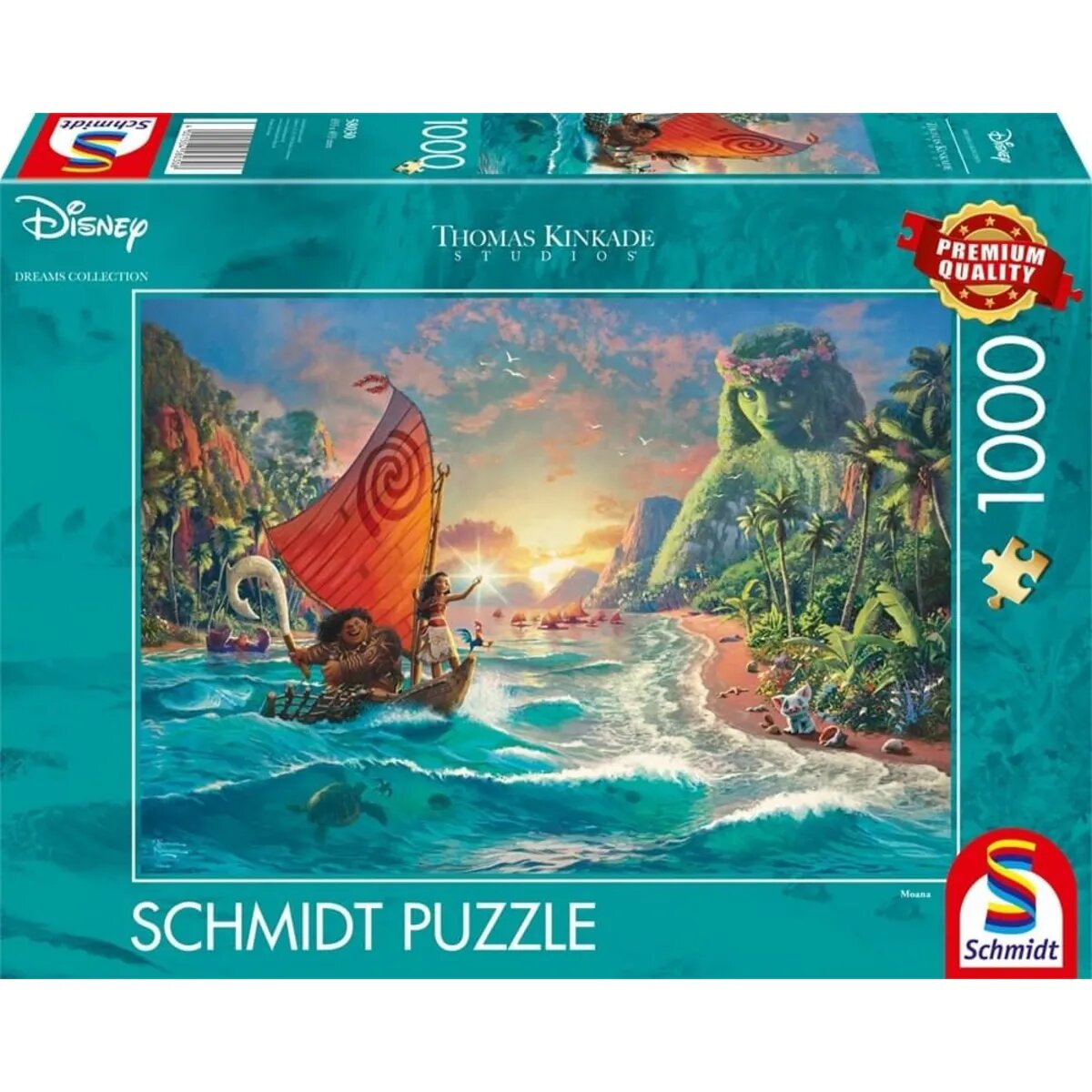 Schmidt Spiele Puzzle - Disney Dreams Collection, Vaiana, Moana, 1000 Teile