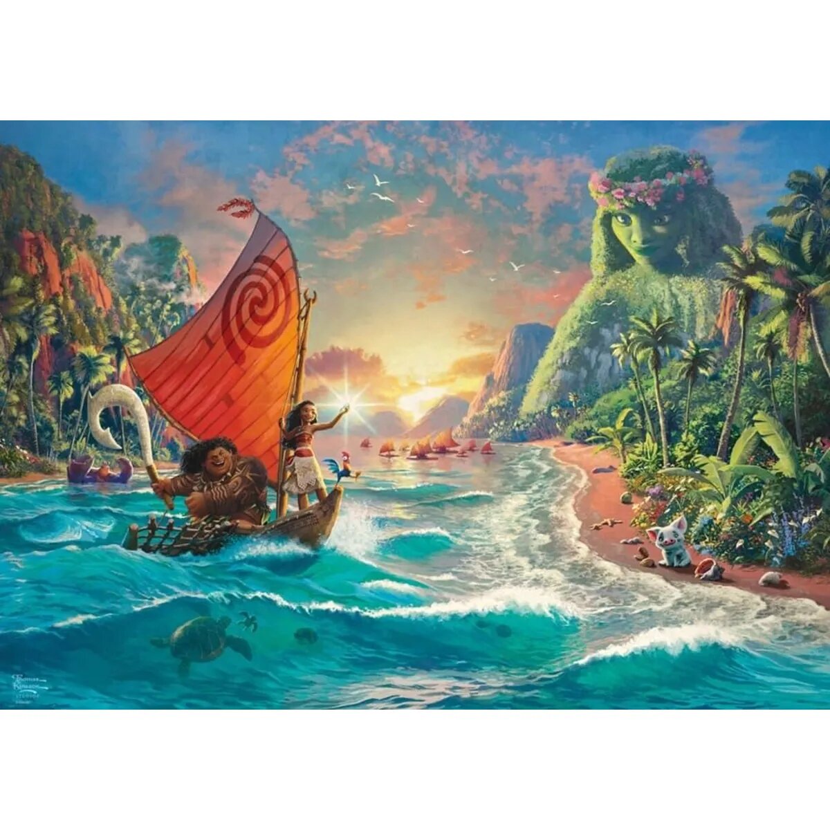 Schmidt Spiele Puzzle - Disney Dreams Collection, Vaiana, Moana, 1000 Teile