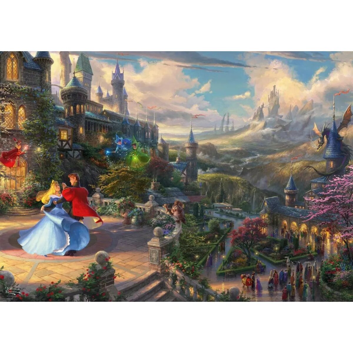 Schmidt Spiele Puzzle - Disney, Sleeping Beauty Dancing in The Enchanted Light, 1000 Teile