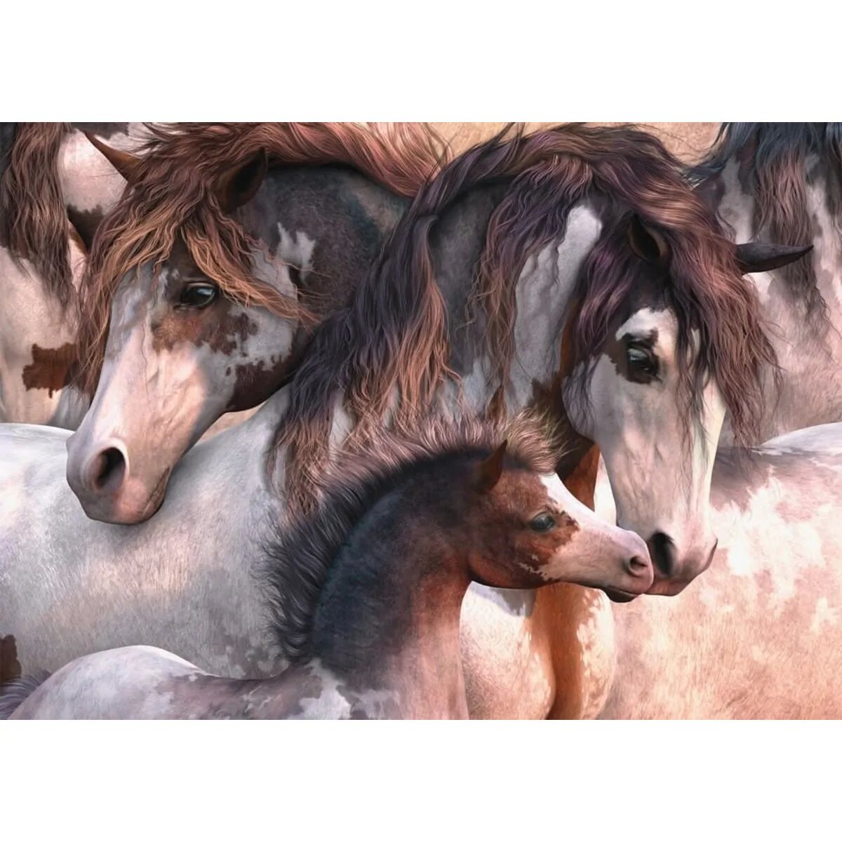 Schmidt Spiele Puzzle - Pinto-Herde, 1000 Teile