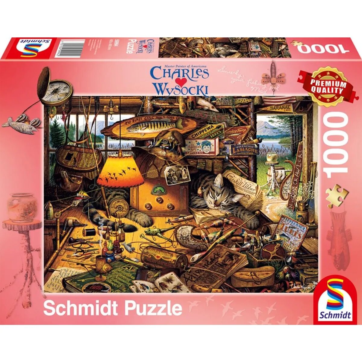 Schmidt Spiele Puzzle - Max in den Adirondacks Mountains, 1000 Teile