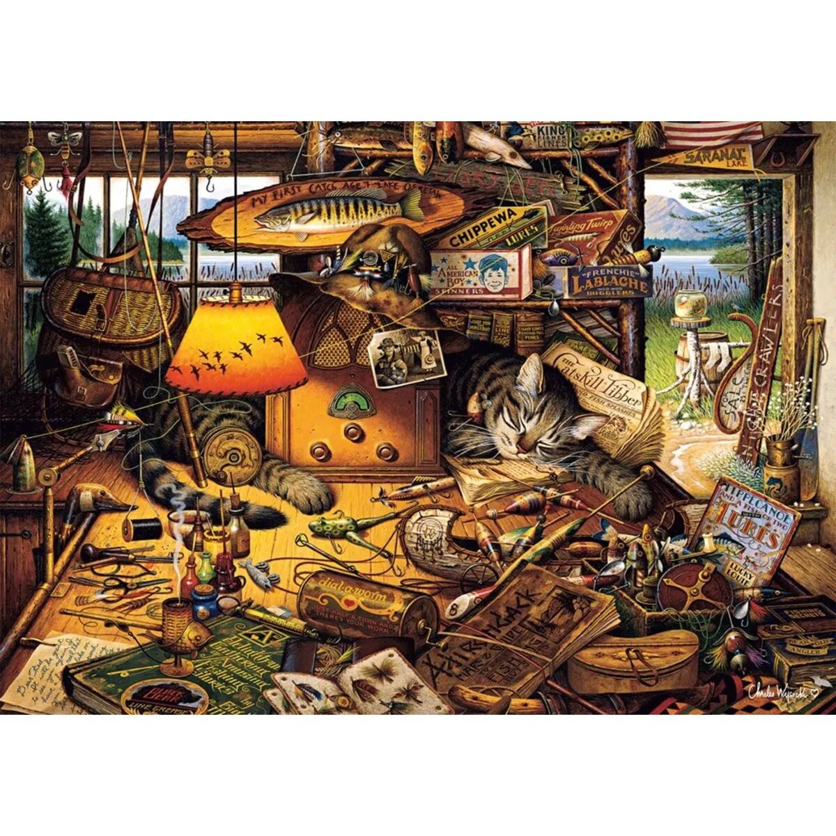 Schmidt Spiele Puzzle - Max in den Adirondacks Mountains, 1000 Teile
