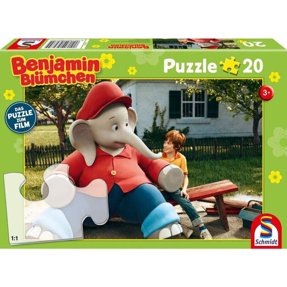 Schmidt Spiele Puzzle - Benjamin Blümchen zum Kinofilm, Motiv 1, 20 Teile