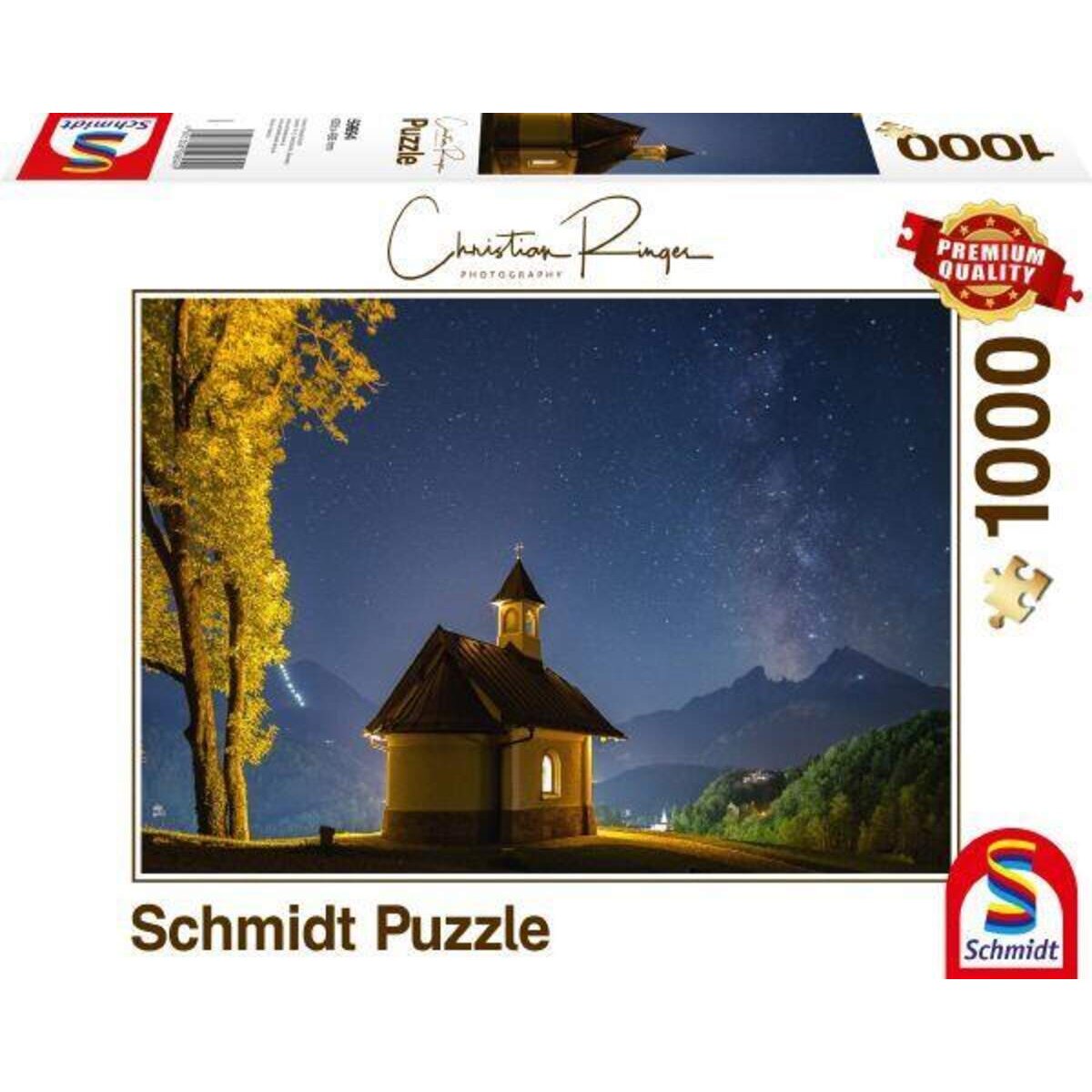 Schmidt Spiele Puzzle - Christian Ringer Lockstein Milchstraße, 1000 Teile