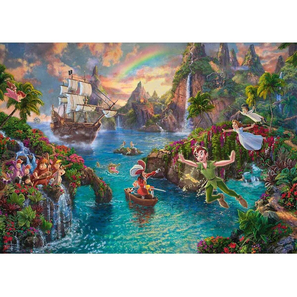 Schmidt Spiele Puzzle - Kinkade Disney Peter Pan, 1000 Teile