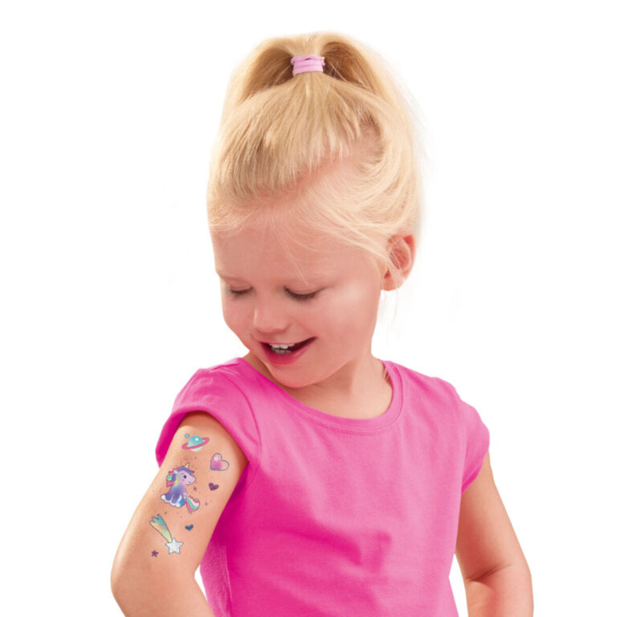 SES Creative 32 metallische Einhorn-Tattoos Galaxy