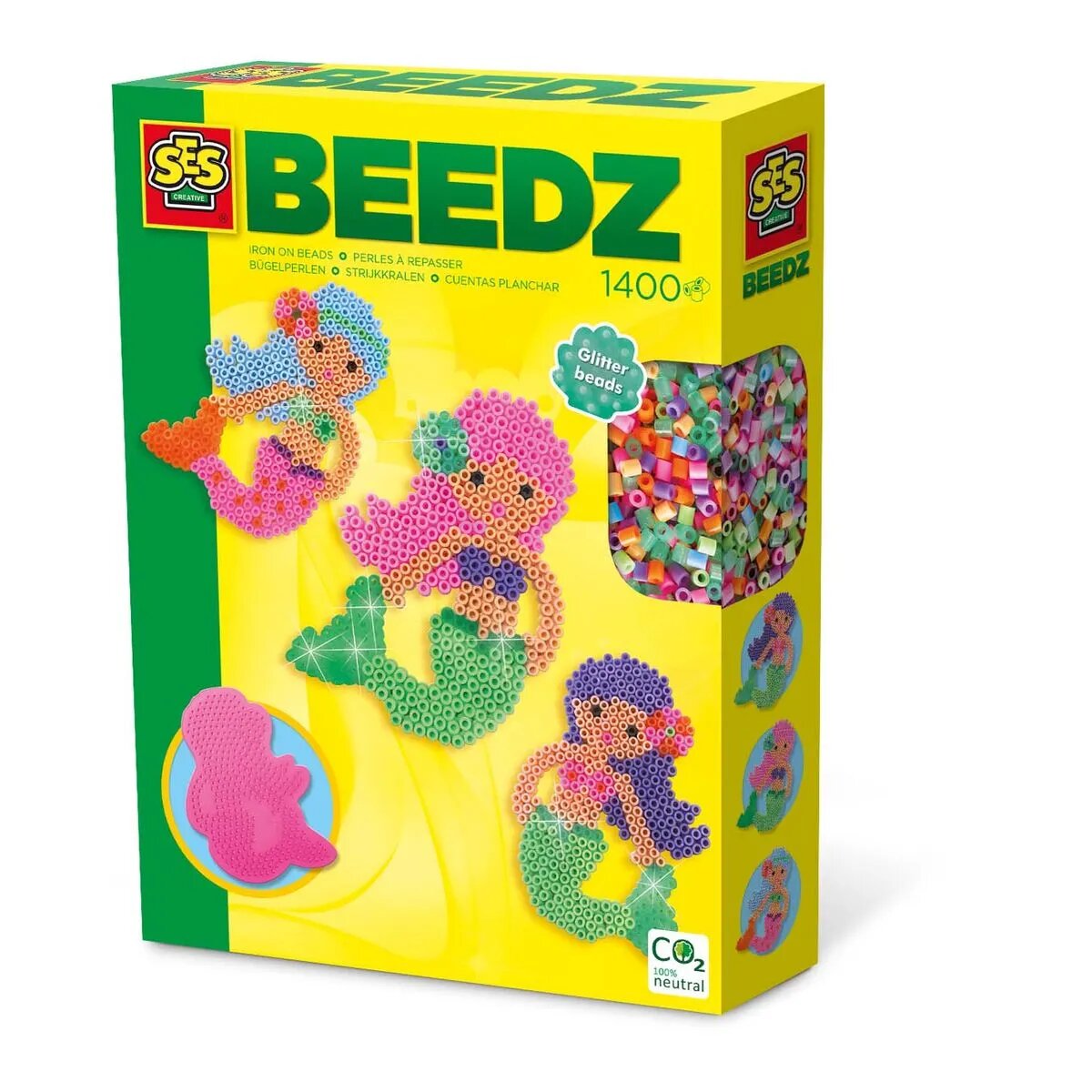 SES Creative Bügelperlen Meerjungfrau, 1400er